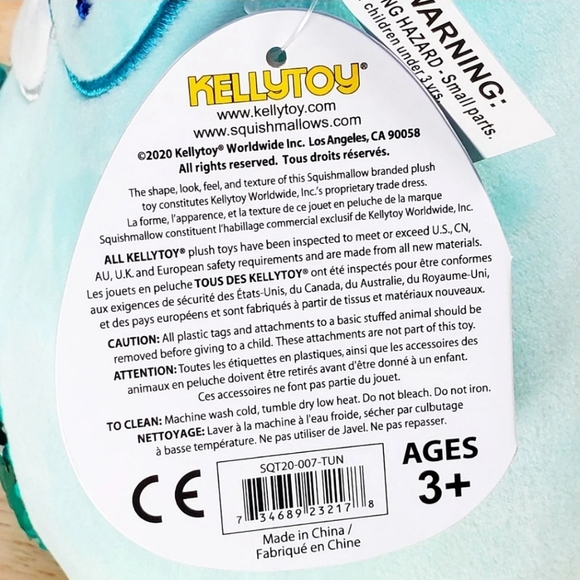 Squishmallow Nyla the Sequin Unicorn 7" 2020 UltraSoft Target Exclusive Plush - Picture 12 of 12